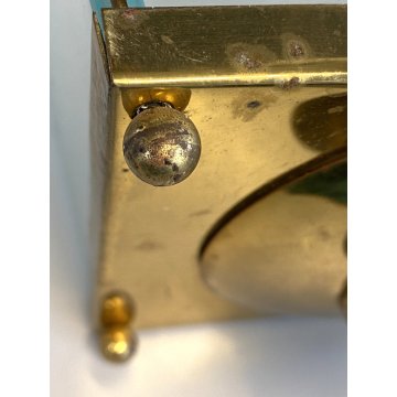 LAMPADARIO SOSPENSIONE LANTERNA OTTONE VETRO 1 LUCE DESIGN MID CENTURY MODERN