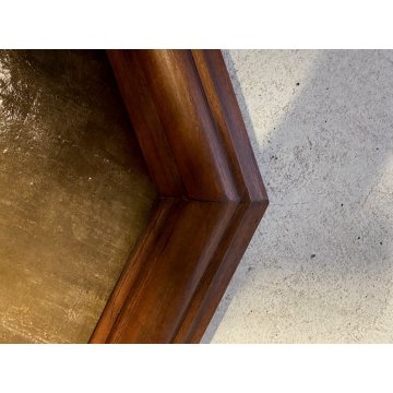 ANTICO DIPINTO OLIO MADONNA GESU BAMBINO MESSAGGIO ai SANTI RELIGIOSO '600/'700