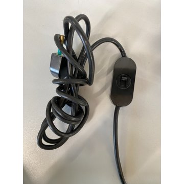 LAMPADA da TAVOLO CROMATA R. Rega o G. Sciolari METAL TABLE LAMP 20x20 cm '70