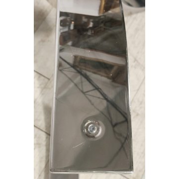 DADA Industrial Design TAVOLO VINTAGE ROTONDO Acciaio Vetro ø 130 cm ANNI 70