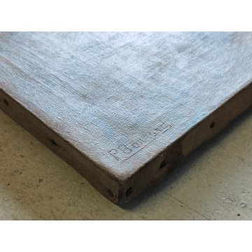 ANTICO QUADRO DIPINTO P. Bonnard OLIO TELA 1900 PAESAGGIO Lago di Como BELLAGIO