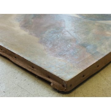 ANTICO QUADRO DIPINTO P. Bonnard OLIO TELA 1900 PAESAGGIO Lago di Como BELLAGIO