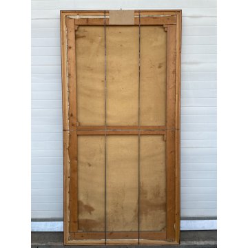 ENORME GRANDE QUADRO RITRATTO NOBIL UOMO MILANESE H 263 CM OLIO SU TELA FIRMATO