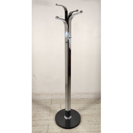 APPENDIABITI CROMATO anni 70 MARMO DESIGN Stile Acerbis VINTAGE attaccapanni