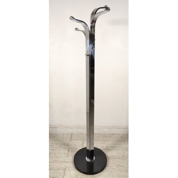 APPENDIABITI CROMATO anni 70 MARMO DESIGN Stile Acerbis VINTAGE attaccapanni