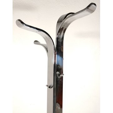 APPENDIABITI CROMATO anni 70 MARMO DESIGN Stile Acerbis VINTAGE attaccapanni