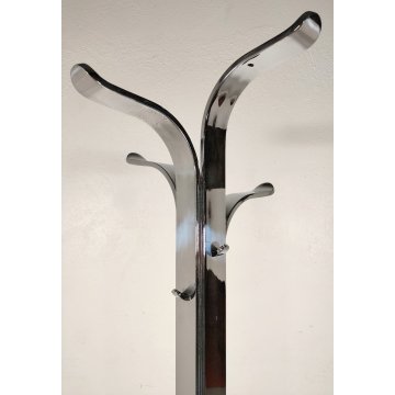 APPENDIABITI CROMATO anni 70 MARMO DESIGN Stile Acerbis VINTAGE attaccapanni