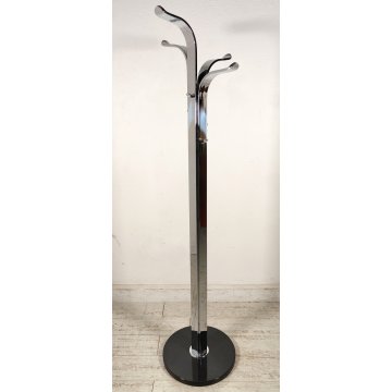 APPENDIABITI CROMATO anni 70 MARMO DESIGN Stile Acerbis VINTAGE attaccapanni