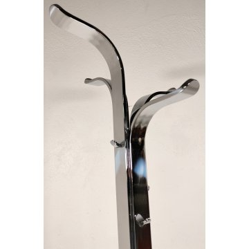 APPENDIABITI CROMATO anni 70 MARMO DESIGN Stile Acerbis VINTAGE attaccapanni