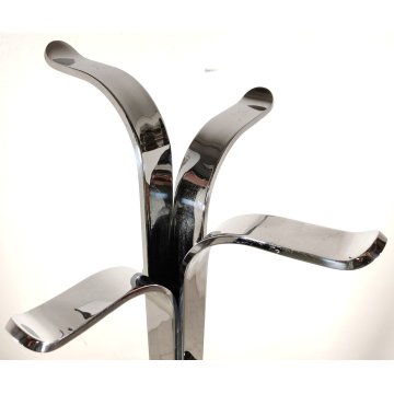 APPENDIABITI CROMATO anni 70 MARMO DESIGN Stile Acerbis VINTAGE attaccapanni