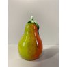 FRUTTO VETRO SOFFIATO MURANO Formia PERA GIALLO ARANCIONE VINTAGE ART GLASS '50s
