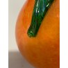 FRUTTO VETRO SOFFIATO MURANO Formia PERA GIALLO ARANCIONE VINTAGE ART GLASS '50s