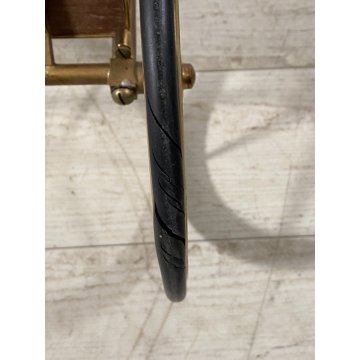 CARRELLO BAR MID CENTURY MODERN LEGNO OTTONE MANIGLIE DESIGNO MAZZA GOLF