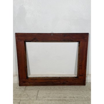 ANTICA CORNICE GUILLOCHE epoca 800 OLD LEGNO SCOLPITO EBANIZZATO 92X72cm RADICA