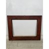 ANTICA CORNICE GUILLOCHE epoca 800 OLD LEGNO SCOLPITO EBANIZZATO 92X72cm RADICA