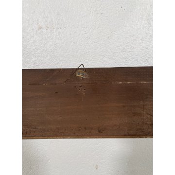 ANTICA CORNICE guillochè epoca 800 OLD LEGNO SCOLPITO EBANIZZATO 92X72cm RADICA