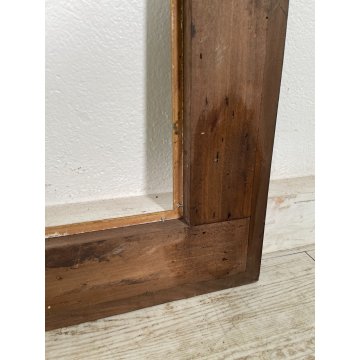 ANTICA CORNICE guillochè epoca 800 OLD LEGNO SCOLPITO EBANIZZATO 92X72cm RADICA