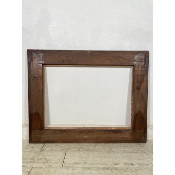 ANTICA CORNICE guillochè epoca 1800 OLD LEGNO SCOLPITO EBANIZZATO 92X72cm RADICA