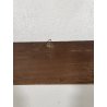 ANTICA CORNICE guillochè epoca 1800 OLD LEGNO SCOLPITO EBANIZZATO 92X72cm RADICA