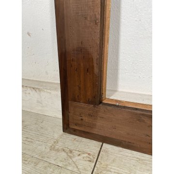 ANTICA CORNICE guillochè epoca 1800 OLD LEGNO SCOLPITO EBANIZZATO 92X72cm RADICA