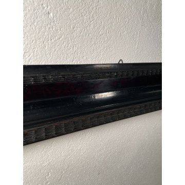 GRANDE ANTICA CORNICE GUILLOCHE epoca 800 LEGNO SCOLPITO EBANIZZATO 151 X 112 cm