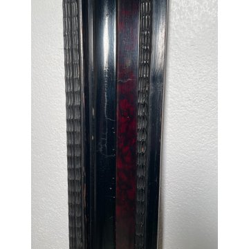 GRANDE ANTICA CORNICE GUILLOCHE epoca 800 LEGNO SCOLPITO EBANIZZATO 151 X 112 cm