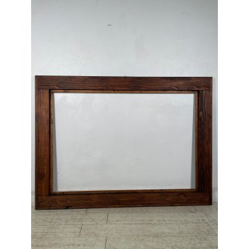 GRANDE ANTICA CORNICE GUILLOCHE epoca 800 LEGNO SCOLPITO EBANIZZATO 151 X 112 cm