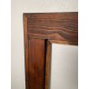 GRANDE ANTICA CORNICE GUILLOCHE epoca 800 LEGNO SCOLPITO EBANIZZATO 151 X 112 cm