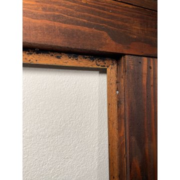GRANDE ANTICA CORNICE GUILLOCHE epoca 800 LEGNO SCOLPITO EBANIZZATO 151 X 112 cm