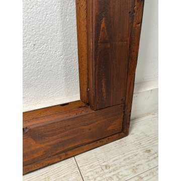 GRANDE ANTICA CORNICE GUILLOCHE epoca 800 LEGNO SCOLPITO EBANIZZATO 151 X 112 cm