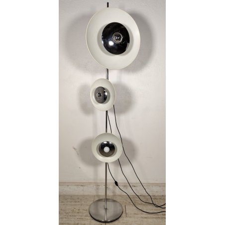 LAMPADA da TERRA 3 luci DESIGN Enrico Tronconi 1970 Vintage Floor Lamp PIANTANA