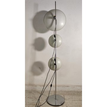 LAMPADA da TERRA 3 luci DESIGN Enrico Tronconi 1970 Vintage Floor Lamp PIANTANA