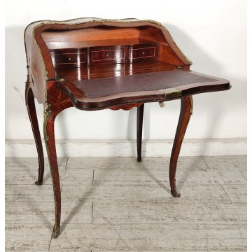 ANTICA RIBALTA MOSSA FRANCESE Luigi XV epoca 800 da centro INTARSIATA BRONZO