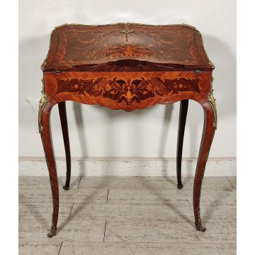 ANTICA RIBALTA MOSSA FRANCESE Luigi XV epoca 800 da centro INTARSIATA BRONZO