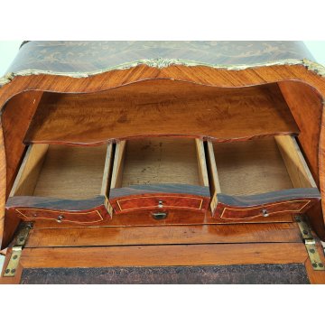 ANTICA RIBALTA MOSSA FRANCESE Luigi XV epoca 800 da centro INTARSIATA BRONZO