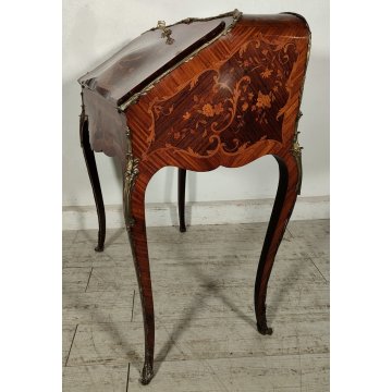 ANTICA RIBALTA MOSSA FRANCESE Luigi XV epoca 800 da centro INTARSIATA BRONZO