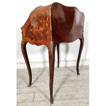 ANTICA RIBALTA MOSSA FRANCESE Luigi XV epoca 800 da centro INTARSIATA BRONZO