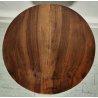 ANTICO TAVOLO SALOTTO ROTONDO ø 89 cm epoca 800 legno NOCE OLD WOOD TABLE pranzo