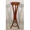 ANTICO TRESPOLO PORTA VASO legno faggio EPOCA 900 STILE THONET treppiede STATUA