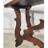 ANTICO TAVOLO a LIRA FRATINO epoca 1800 TAVOLINO LEGNO NOCE consolle RETTANGOLO
