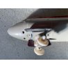 GIOCO LATTA VINTAGE AEREO FRICTION Jet Airliner BOEING MF-833 FUNZIONA CHINA '60