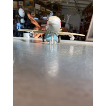 GIOCO LATTA VINTAGE AEREO FRICTION Jet Airliner BOEING MF-833 FUNZIONA CHINA '60