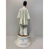 STATUINA FIGURA Pierrot 1846 PORCELLANA CAPODIMONTE Roberto Brambilla 30 cm/h