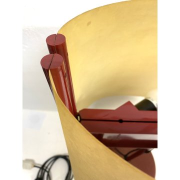 LAMPADA Stilnovo DESIGN R Beretta A Macchi Cassia METALLO GHISA PERGAMENA 2 LUMI