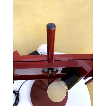 LAMPADA Stilnovo DESIGN R Beretta A Macchi Cassia METALLO GHISA PERGAMENA 2 LUMI