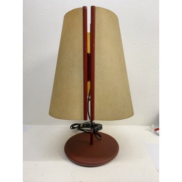 LAMPADA Stilnovo DESIGN R Beretta A Macchi Cassia 2 LUMI METALLO GHISA PERGAMENA