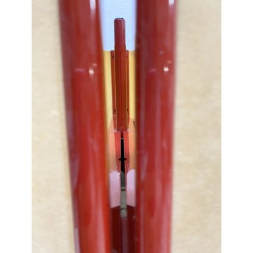 LAMPADA Stilnovo DESIGN R Beretta A Macchi Cassia 2 LUMI METALLO GHISA PERGAMENA