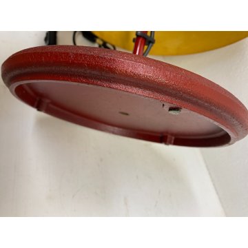 LAMPADA Stilnovo DESIGN R Beretta A Macchi Cassia 2 LUMI METALLO GHISA PERGAMENA