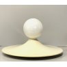 LAMPADA PARETE SOFFITTO Stilnovo "Disco" DESIGN G. Gorgoni METALLO BIANCO ø 39cm