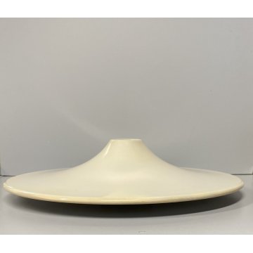 LAMPADA PARETE SOFFITTO Stilnovo "Disco" DESIGN G. Gorgoni METALLO BIANCO ø 39cm